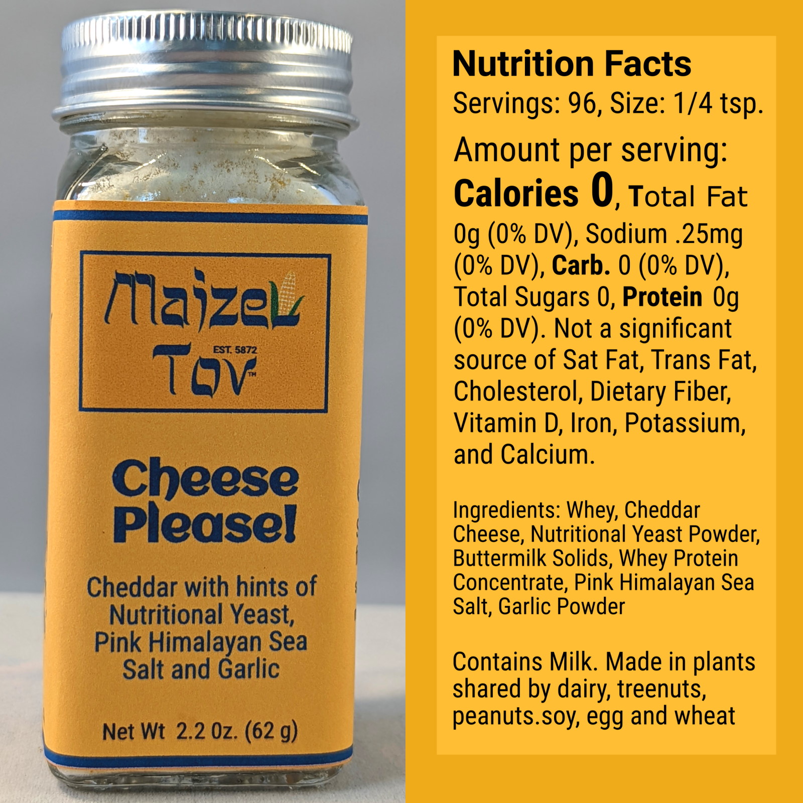 Cheese Please! popcorn seasoning