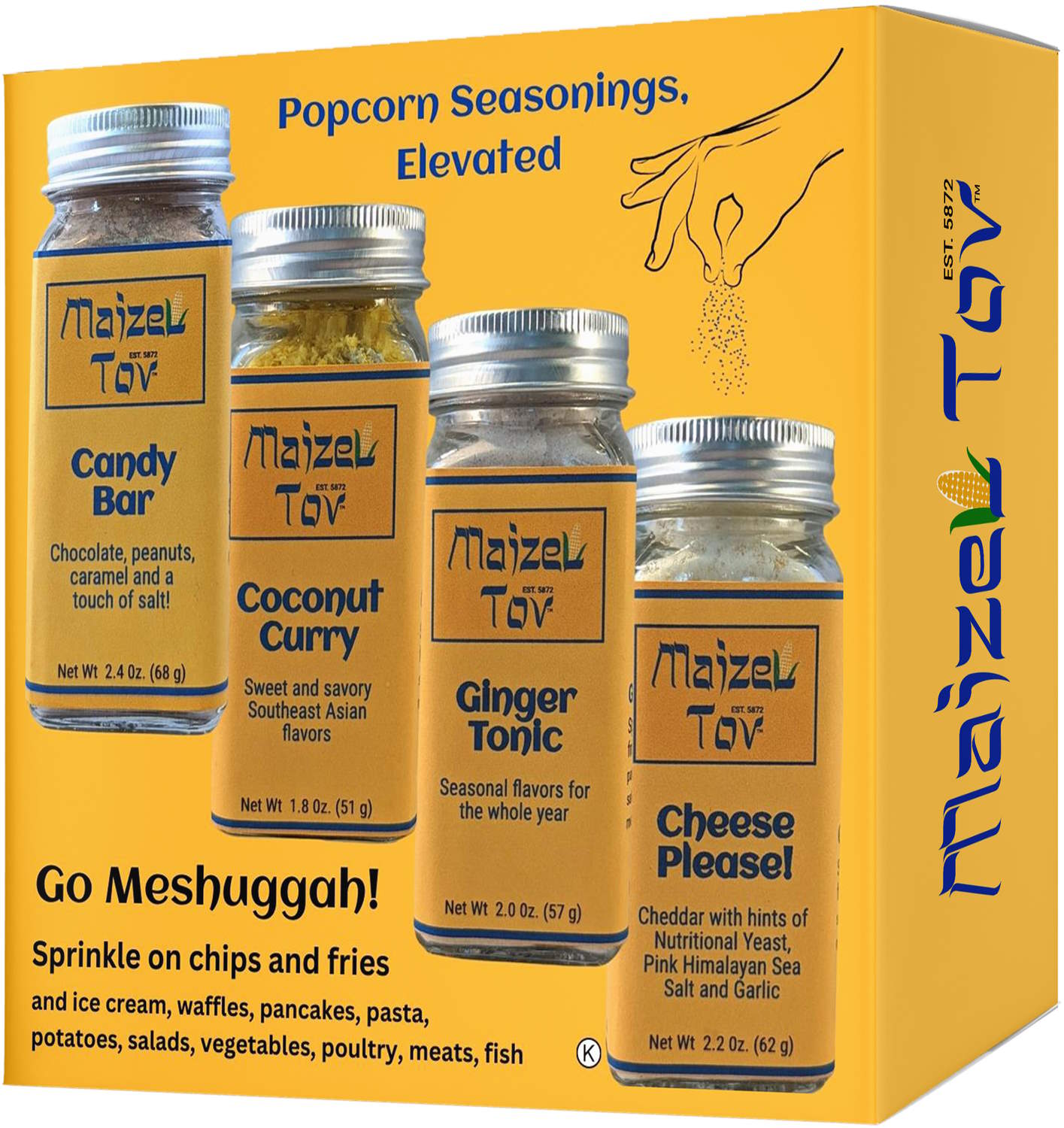 Snacker's Delight Variety Pack popcorn seasoning